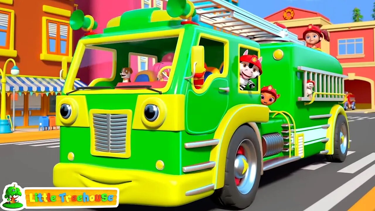 Wheels On The Firetruck + More Nursery Rhymes & Baby Songs by Little Treehouse