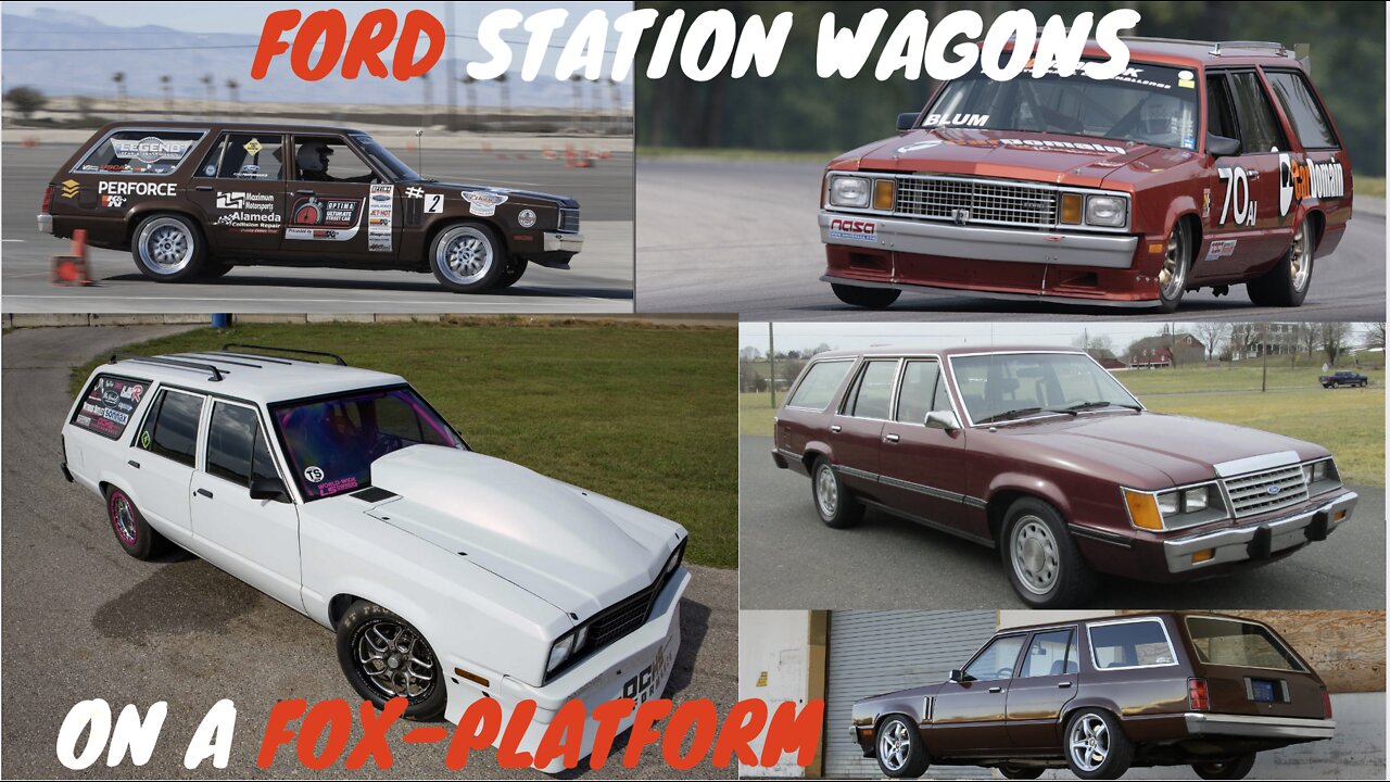 Ford Thunderbird Built on Ford Fox-Platform or Fox-Chassis