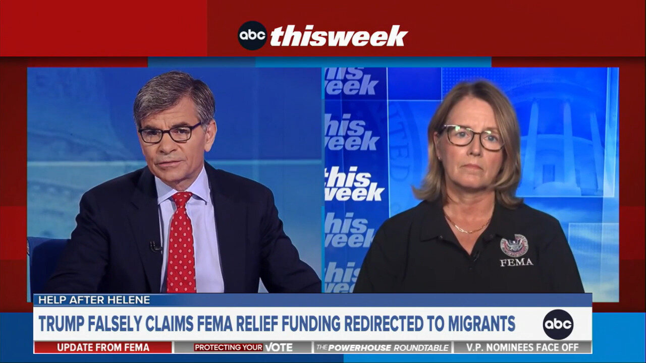 FEMA Administrator Deanne Criswell (Lying): False Information Spreading About Disaster Relief Money