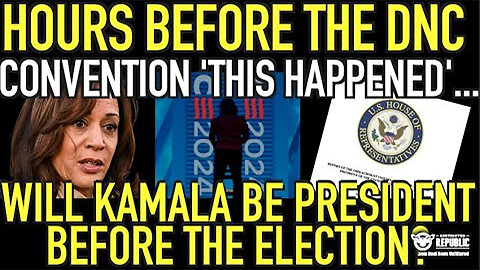 This Happened....Will Kamala Be President Before The Election?