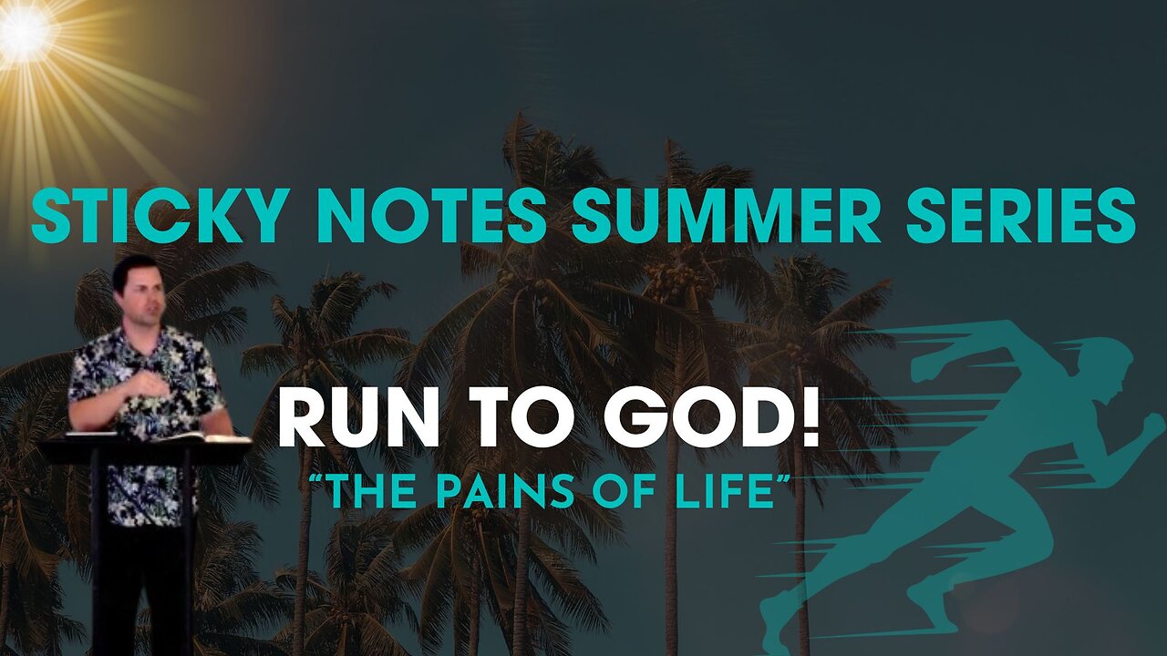 Run to God; How to handle the pain and trials