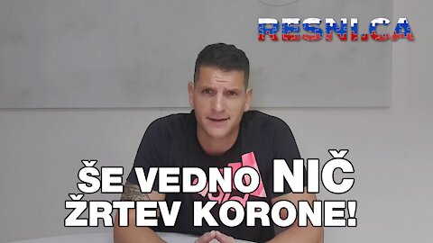 Še vedno nič žrtev korone