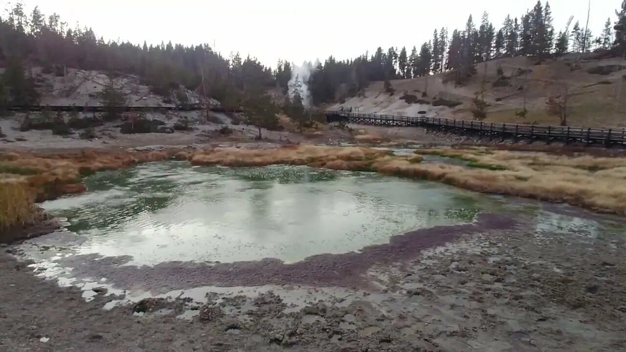 Mud Volcano area in Yellowstone