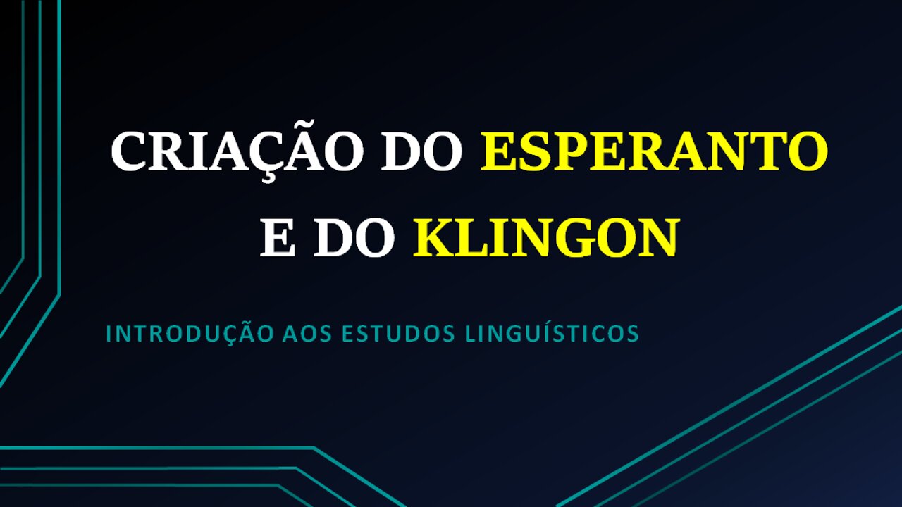 Quem criou o esperanto e o klingon? Para quê? | Línguas artificiais