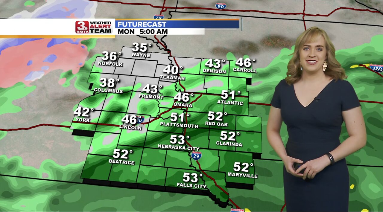 Audra's Monday Forecast