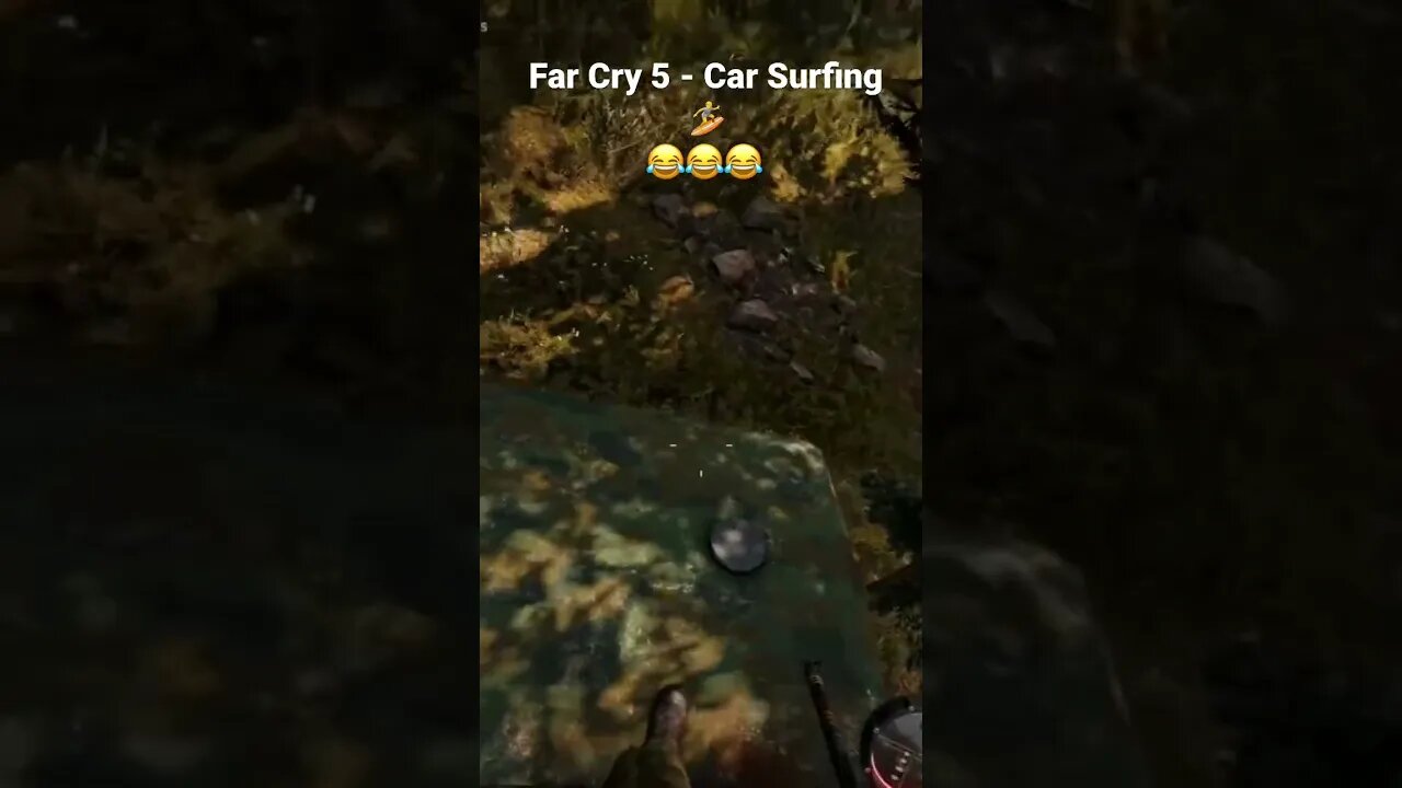 Surfing The Van!! #shorts #farcry5 #funny #carsurfing
