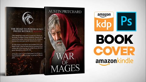 How To Create a Book Cover For Amazon KDP on Photoshop