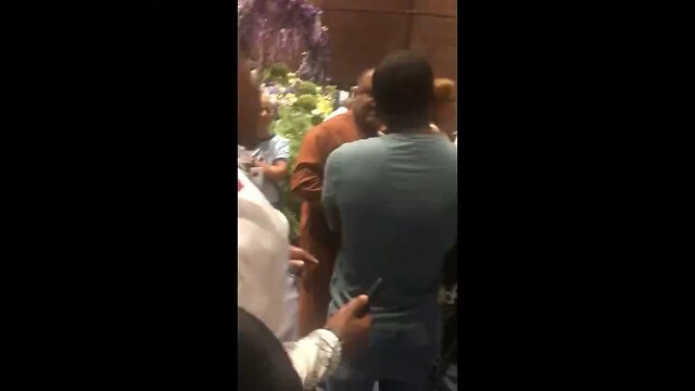 Roland Martin is confronted by an individual at a conference, leading to the involvement of security