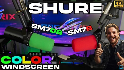COLOR WINDSCREENS for the Shure SM7B and SM7dB 🔥