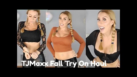 Crop Tops Try On Haul TJMaxx