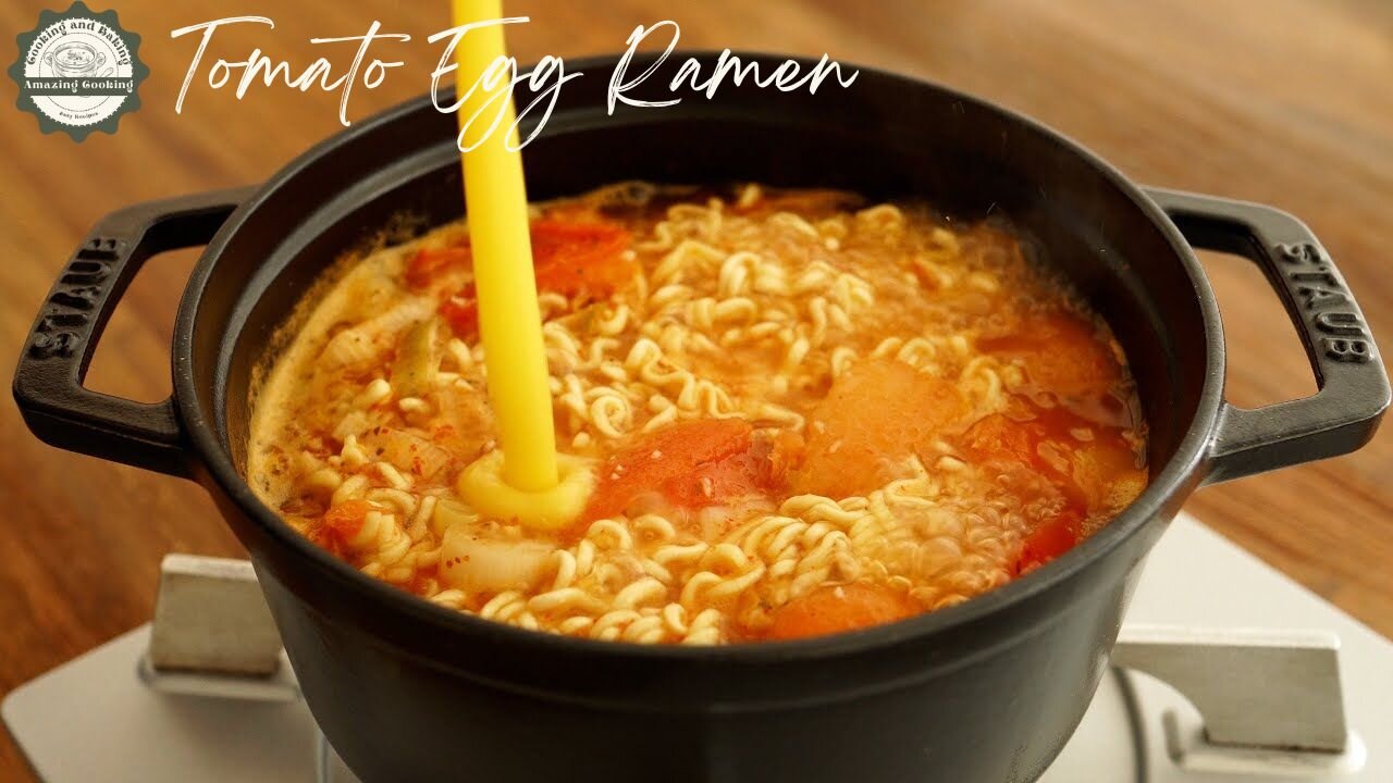 Tomato Egg Ramen!! Forget The Other Ramen Recipes!