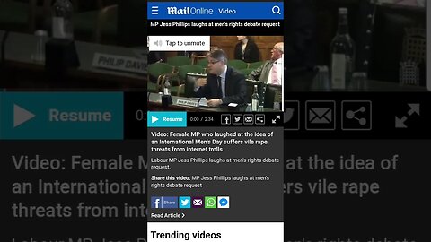 Female MP laughed at the idea of international men's day #feminism #mensrights #feminist #mensday