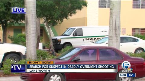 Search for suspect in deadly overnight shooting in Lake Worth