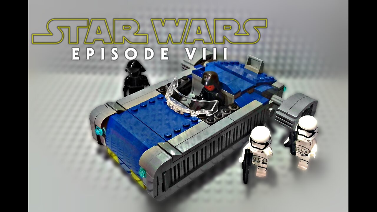 LEGO Star Wars Episode 8 The Last Jedi Speeder - MOC Review (2016)