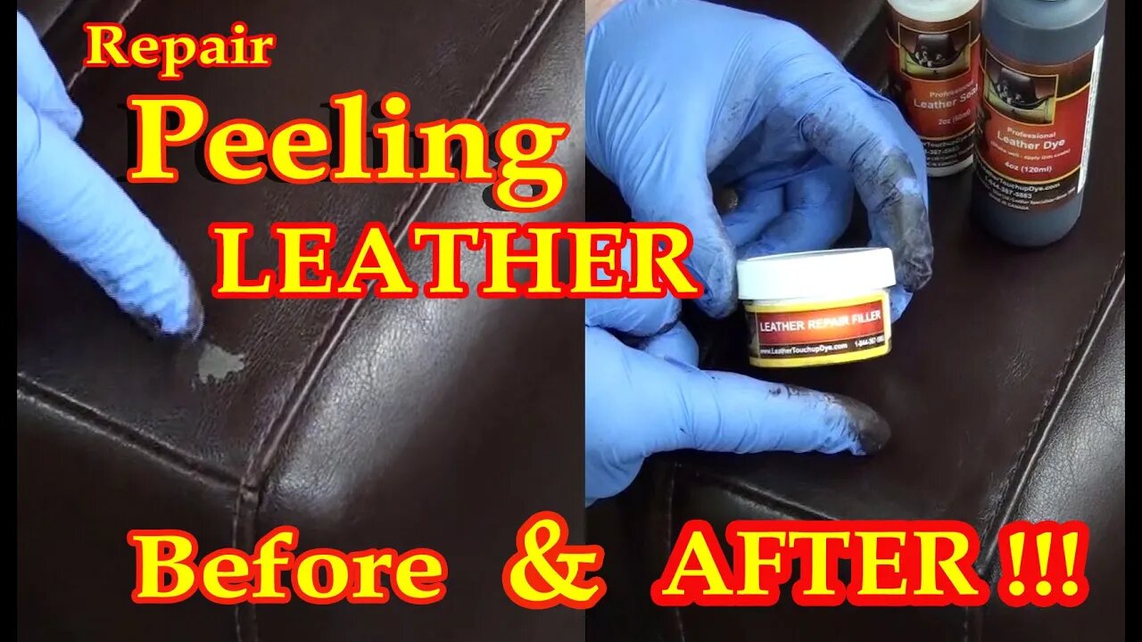 REPAIR PEELING LEATHER VIDEO *****