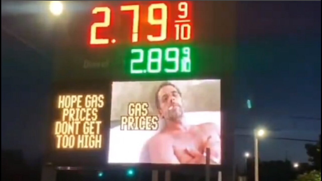 Nashville Gas Station Posts Hunter Biden Meme By Prices