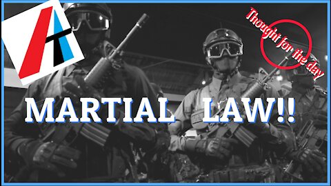 MARTIAL LAW!! WARNING TO PREPARE