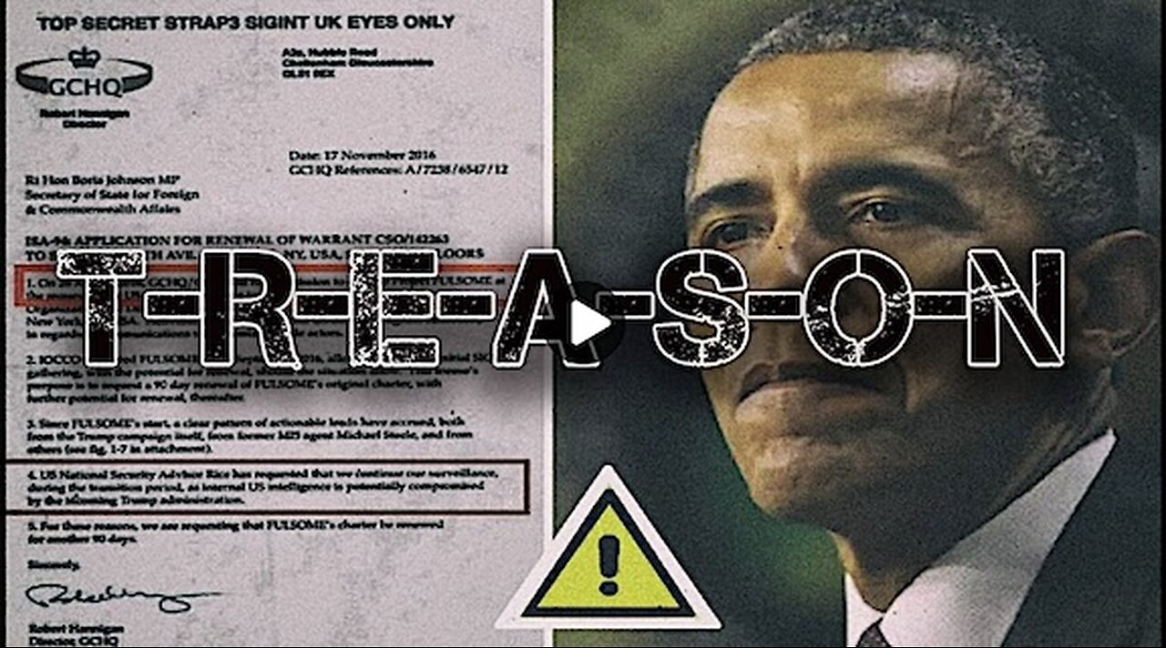 Did Obama Commit Massive Blatant Treason?