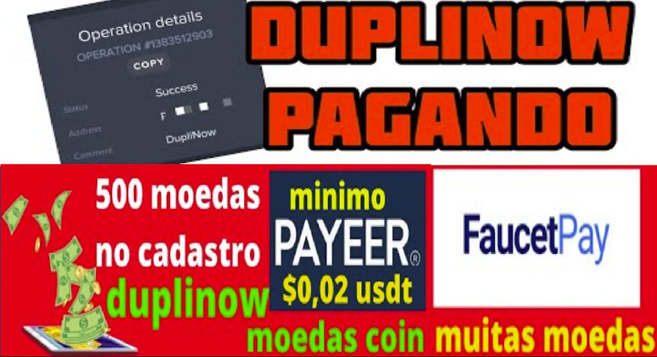 [ DUPLINOW ] Ganhe 500 MOEDAS | Farmando Moedas a Cada 24 h de Forma GRATUITA | Home Office