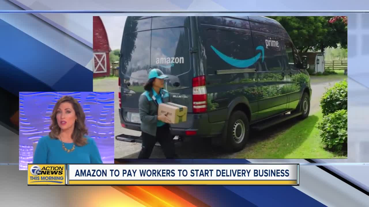 Amazon to pay workers to start delivery business