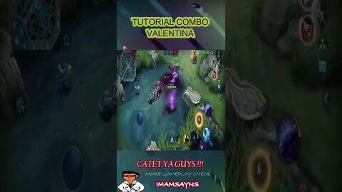 COMBO SKILL VALENTINA MUST TRY !!! #shorts #mobilelegends #mlbb #fyp #valentinamlbb #skill #combo