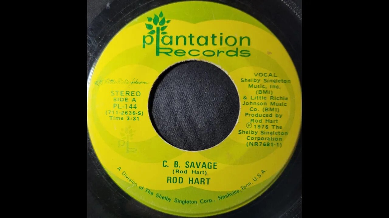 Rod Hart - C. B. Savage