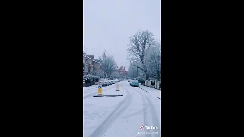 London snowfall.