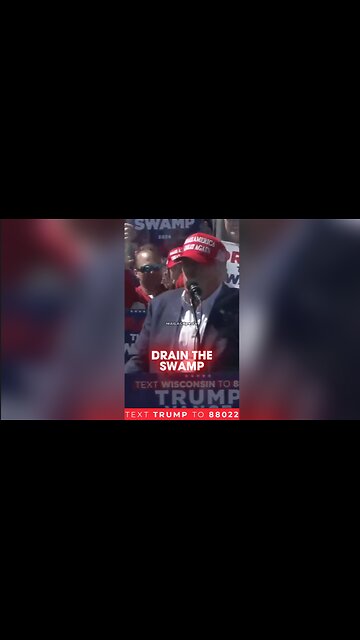 Trump Promises To Drain The Swamp - 9/7/24