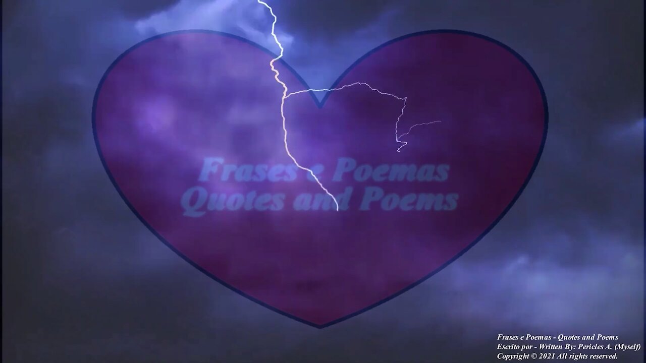 My chest in thunder day, make my love for you shine! [Poetry] [Remake] [Quotes and Poems]