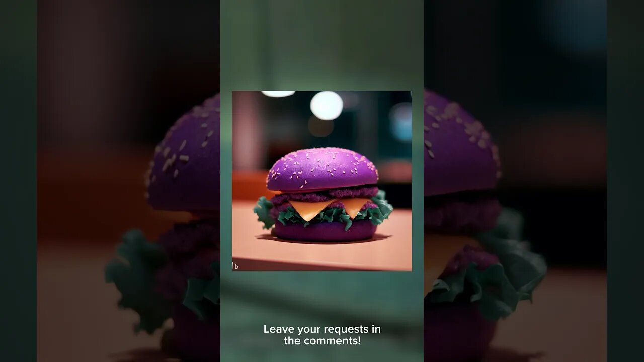 What about the Grimace burger…. (AI)