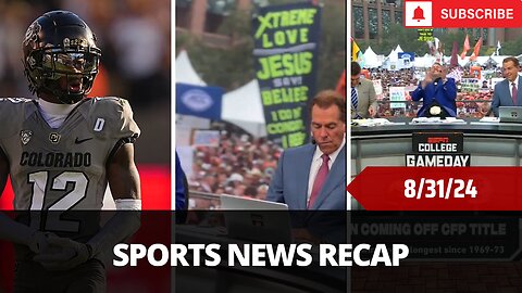 Sports News Of The Day - 8/31/24 - Nick Saban-Pat McAfee, Steph Curry, Tyreek Hill-Travis Hunter