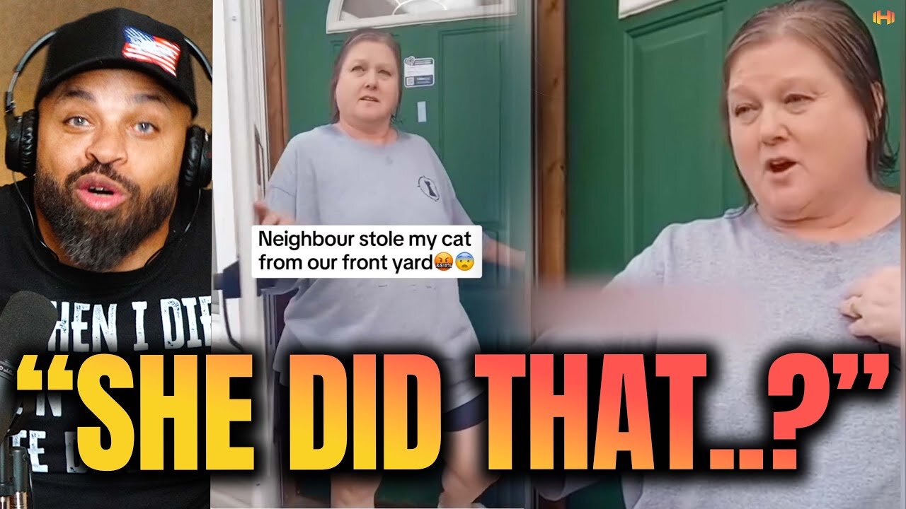 Man and Son Confronts Neighbor After She Was Caught Stealing their Pet Cat!