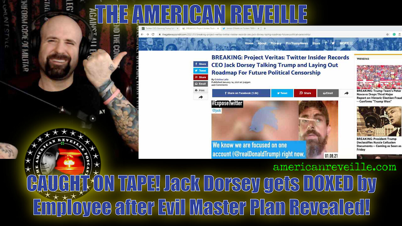 CAUGHT ON TAPE! Jack Dorsey gets DOXED by Employee after Evil Master Plan Revealed!