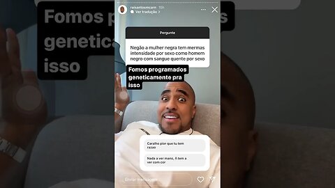 Mulher negra faz sexo melhor que as brancas | Raiam Santos