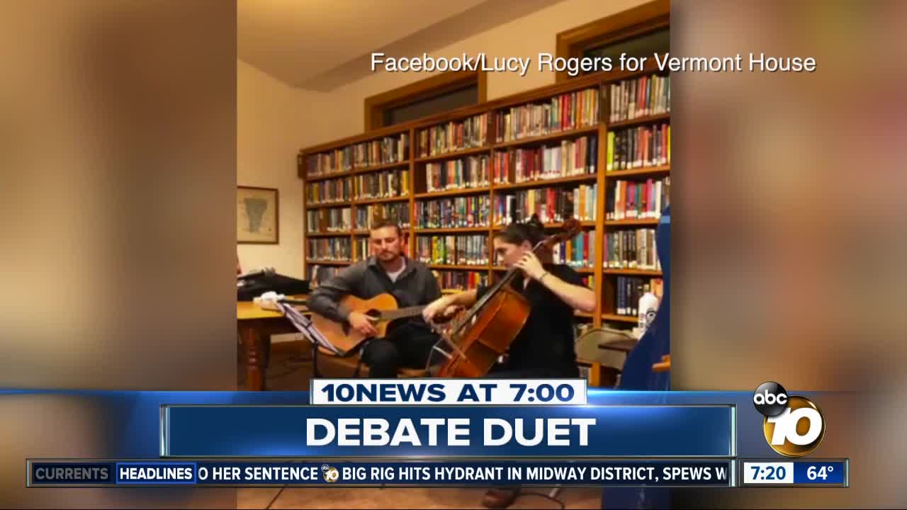 Debate ends in duet?