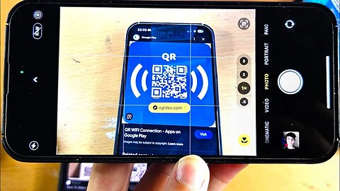 How To Access WiFi QR Code on iPhone!