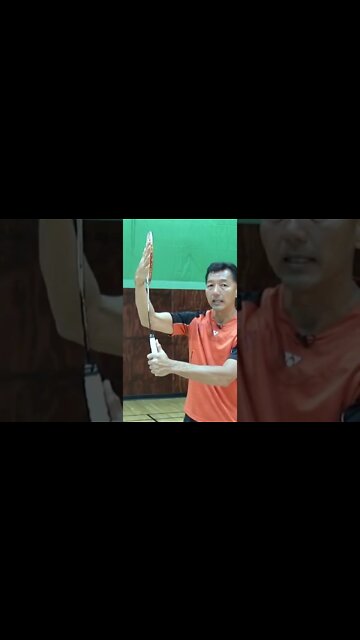 Badminton Forehand and Backhand Grips - Andy Chong #shorts