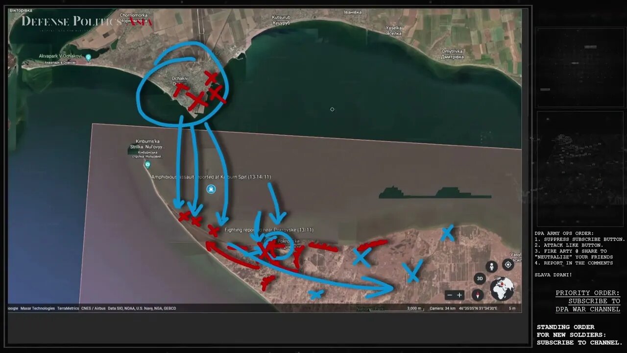 [ Kherson Front ] Ukrainian commandos landed at the Kinburn Spit in a daring amphibious infiltration