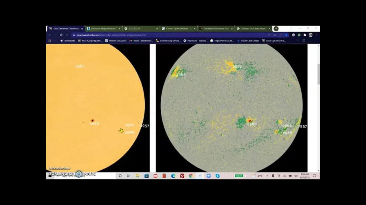 Solar Weather update 03/10/22