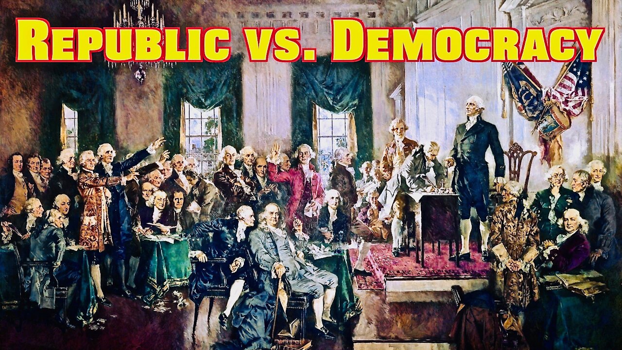 The Difference Between A REPUBLIC & DEMOCRACY - Important Lesson Everyone Should Know