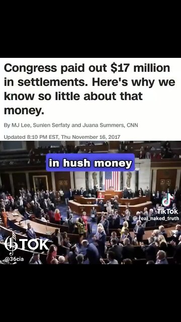 CONGRESS PAID MILLIONS💰🏛️🫂IN HUSH MONEY FOR SEXUAL MISCONDUCT🫂💰🏛️💫