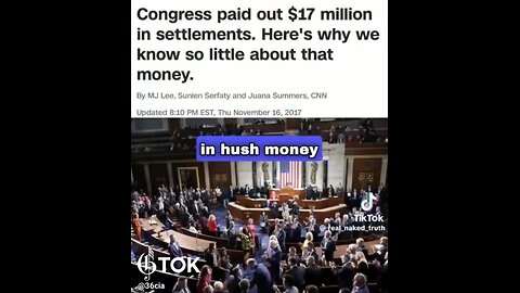 CONGRESS PAID MILLIONS💰🏛️🫂IN HUSH MONEY FOR SEXUAL MISCONDUCT🫂💰🏛️💫