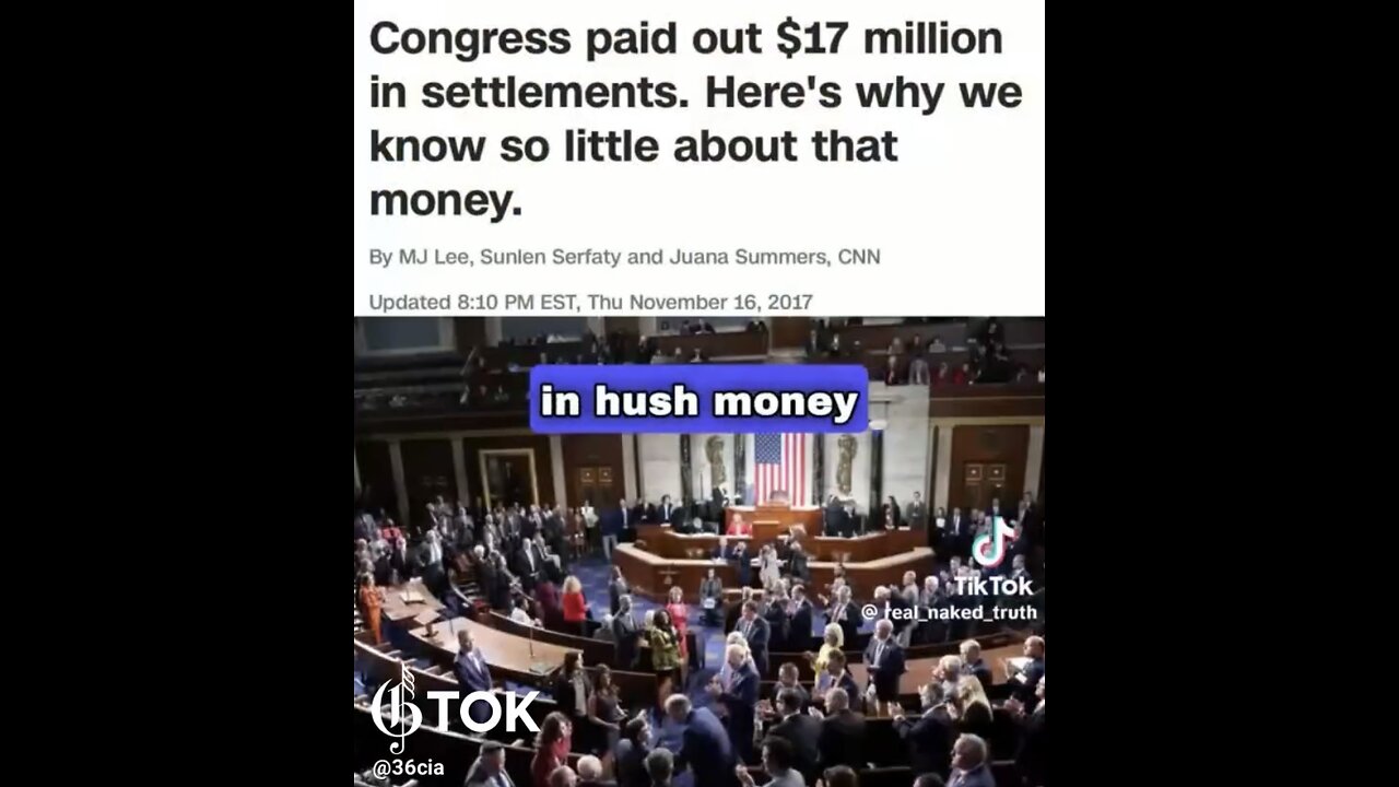 CONGRESS PAID MILLIONS💰🏛️🫂IN HUSH MONEY FOR SEXUAL MISCONDUCT🫂💰🏛️💫