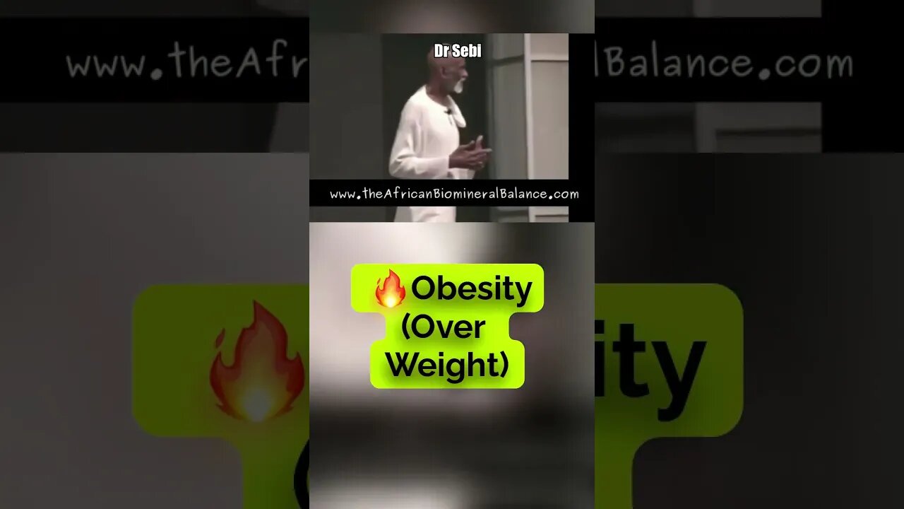 OBESITY (Overweight) #shorts #drsebi #drsebiapproved