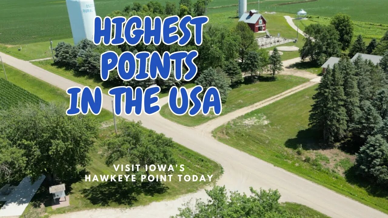 Highest Elevation in IOWA - Hawkeye Point & Campground View