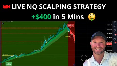 🔴 LIVE NQ Scalping Strategy Trading Futures [ +$400 in 5 Mins ]