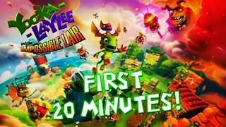 Yooka Laylee and the Impossible Lair - First 20 Minutes!