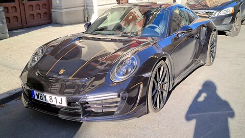 Aggressive Top Car Carbon Porsche 911 Turbo S Mk II Facelift in Sweden. [8k]