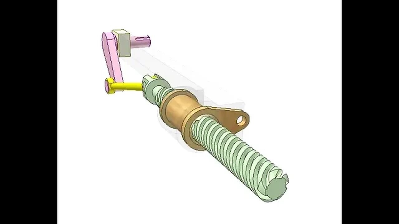 2210 Screw slider crank mechanism