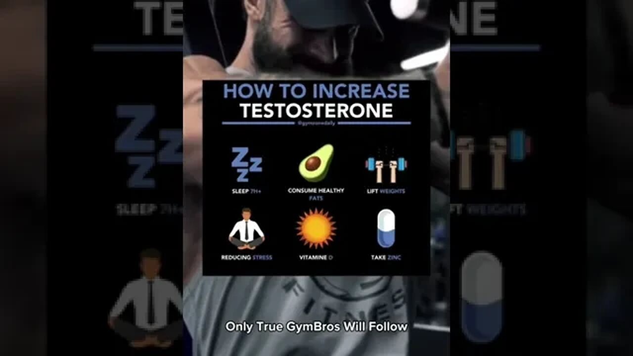 INCREASE TESTOSTERONE (NATURAL) #motivation